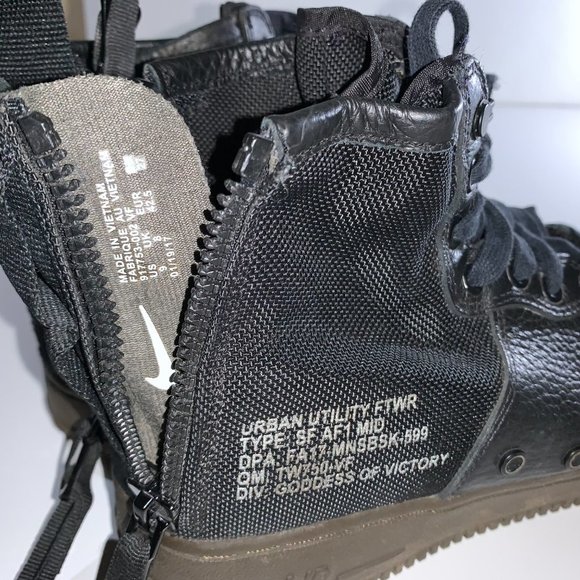Nike SF Air Force 1 Mid Urban Utility Sneaker 9 - Picture 6 of 8